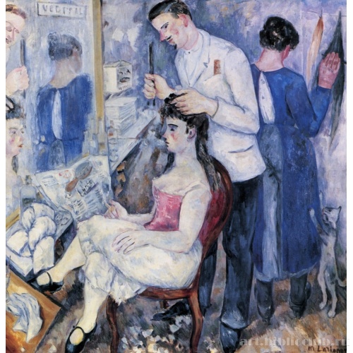 Девушка у парикмахера