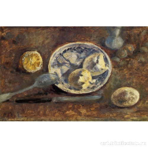 Натюрморт с лимоном и яйцом