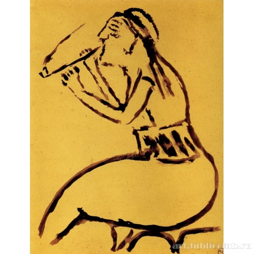 Турчанка с трубкой. Из альбома «Путешествие в Турцию»