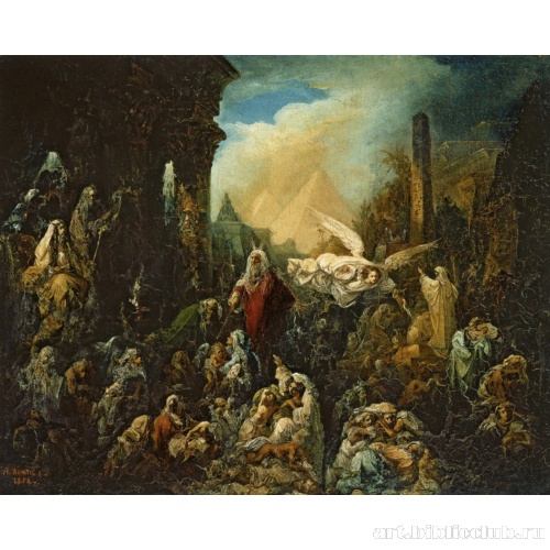 Истребление первенцев египетских (эскиз)