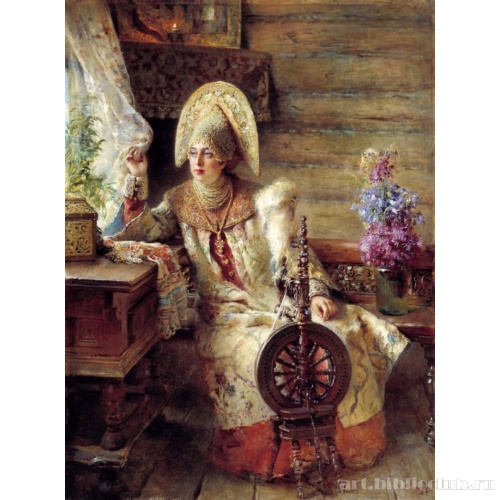 Боярышня у окна