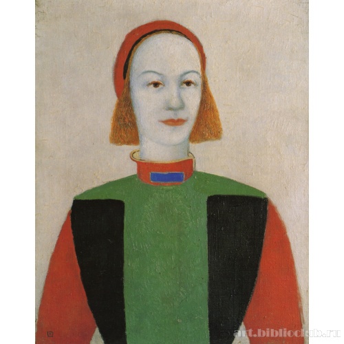 Голова молодой современной девушки