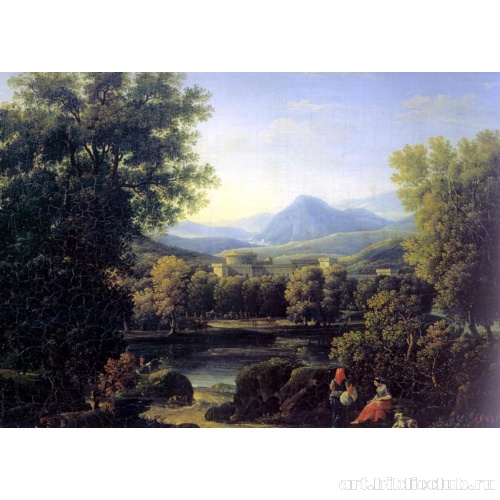 Вид в Тиволи близ Рима