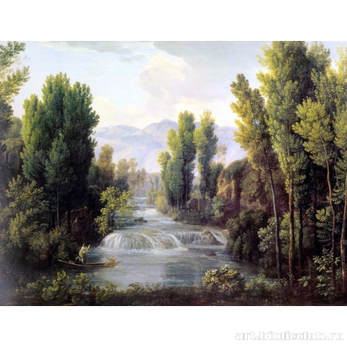 Пейзаж с водопадом