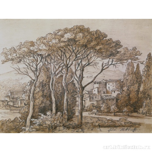 Пейзаж с пиниями