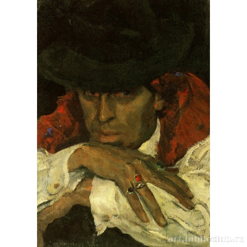 Портрет сына в испанском костюме