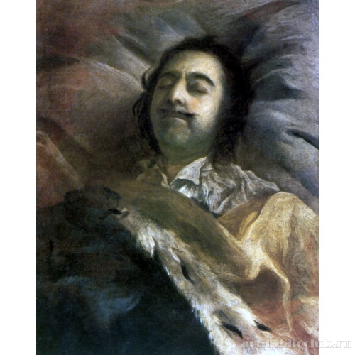 Петр I на смертном ложе