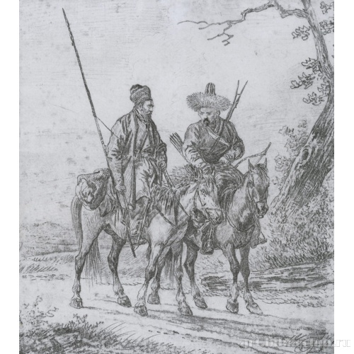 Два всадника-башкира