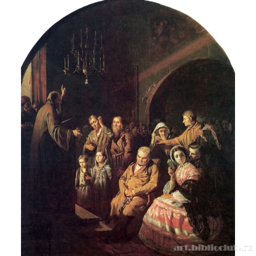 Проповедь в селе