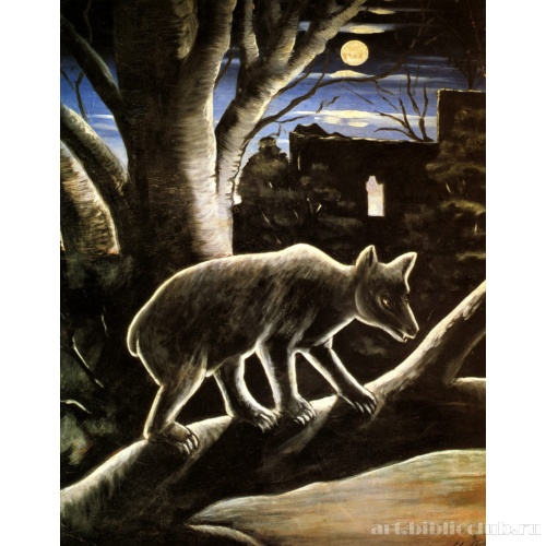 Медведь в лунную ночь