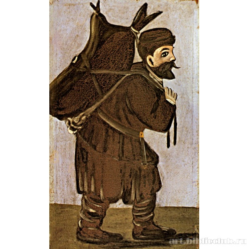 Муша с бурдюком. Левая часть диптиха