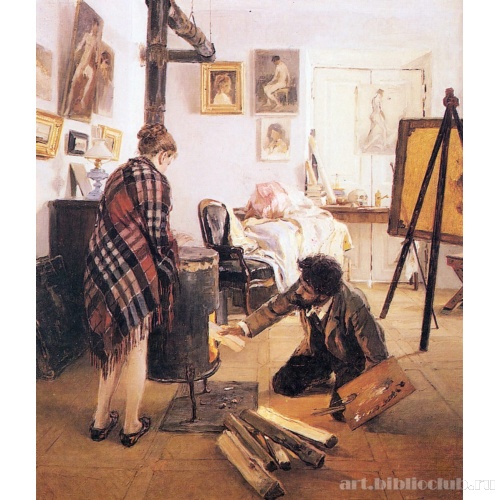 В мастерской художника