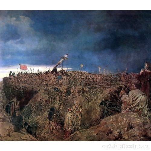 Голгофа (Распятие). Эскиз