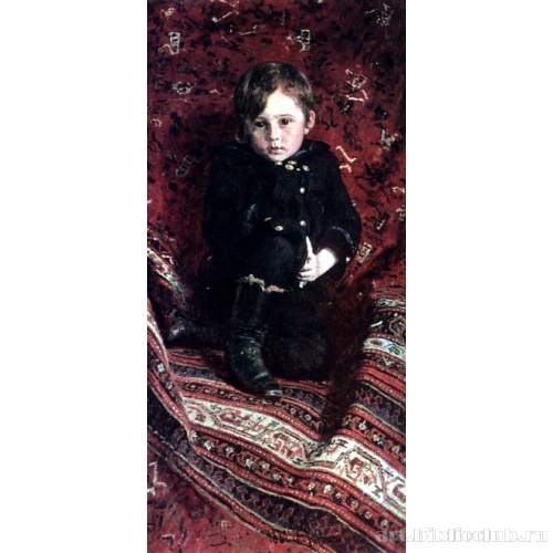 Портрет Юрия Репина, сына художника, в детстве