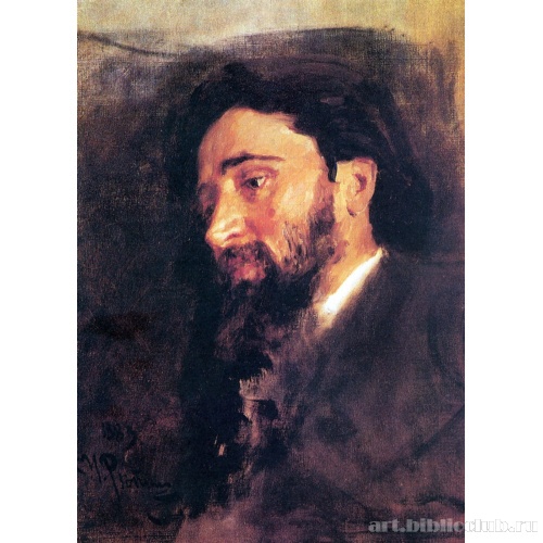 Портрет В. М. Гаршина. Этюд для головы царевича Ивана