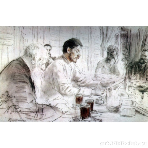 Максим Горький, читает свою пьесу «Дети Солнца»