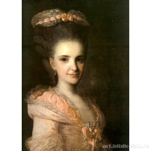 Портрет неизвестной в розовом платье