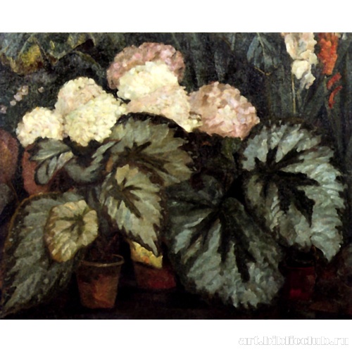 Натюрморт с гортензиями