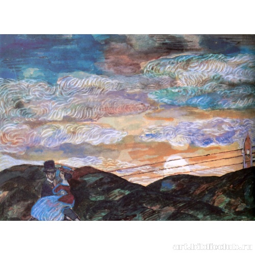 Влюбленные при луне