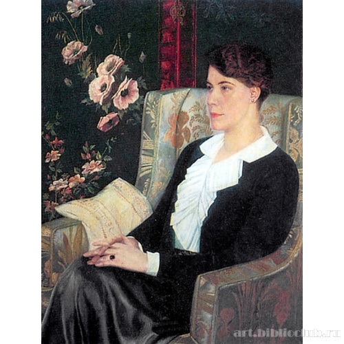 Портрет певицы Е. Н. Глебовой