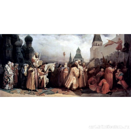 Вербное воскресенье в Москве во времена царя Алексея Михайловича