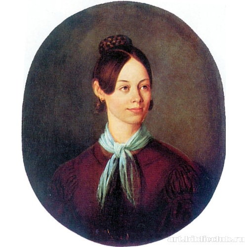 Портрет неизвестной в коричневом платье