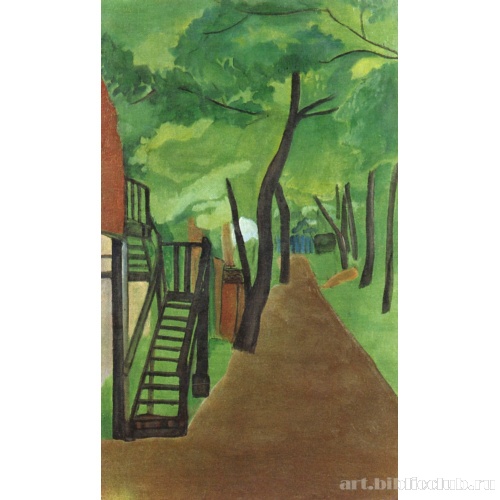 Лестница в мастерскую. Ля Рюш