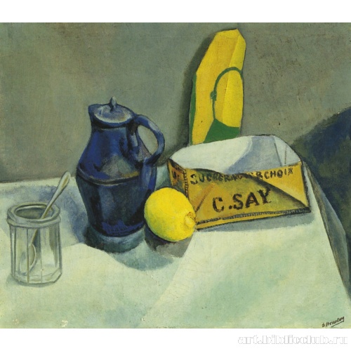 Натюрморт с синим кофейником