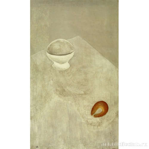 Стол (Натюрморт с рогаликом)