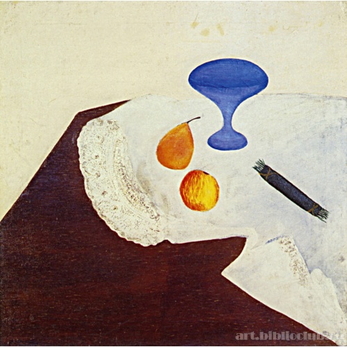 Натюрморт с голубой вазой