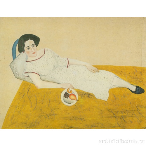 Женщина на диване. Н. Д. Штеренберг
