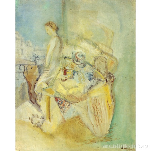 Женщина на балконе