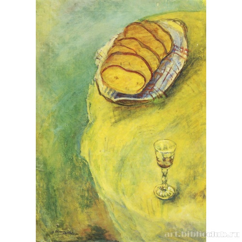 Хлеб и рюмка