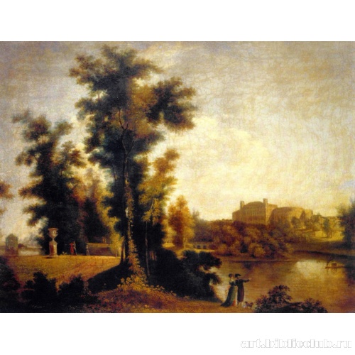 Вид на Гатчинский дворец с Длинного острова