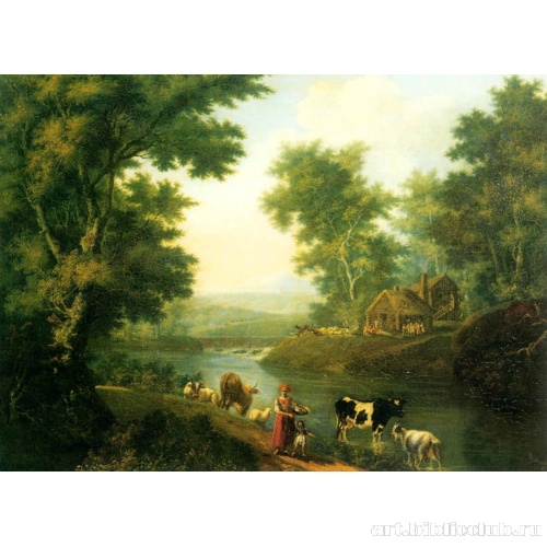 Пейзаж в окрестностях Петербурга