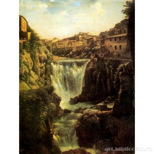 Водопад в Тиволи близ Рима