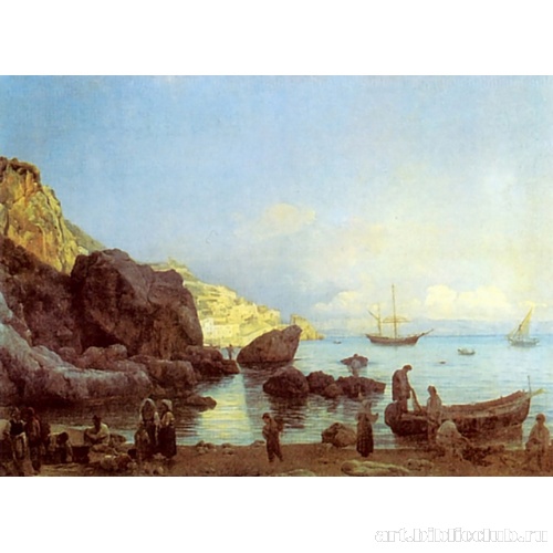 Вид Амальфи близ Неаполя