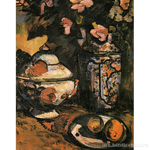 Натюрморт с вазой и цветами