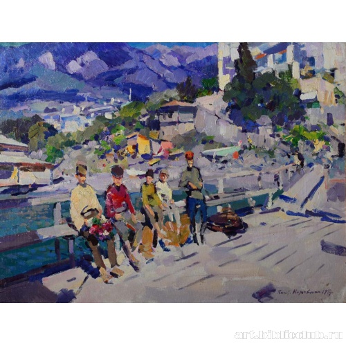 На причале. Гурзуф