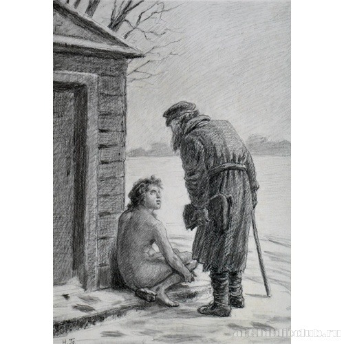 Повергул голову, открыл глаза и взглянул на Семена