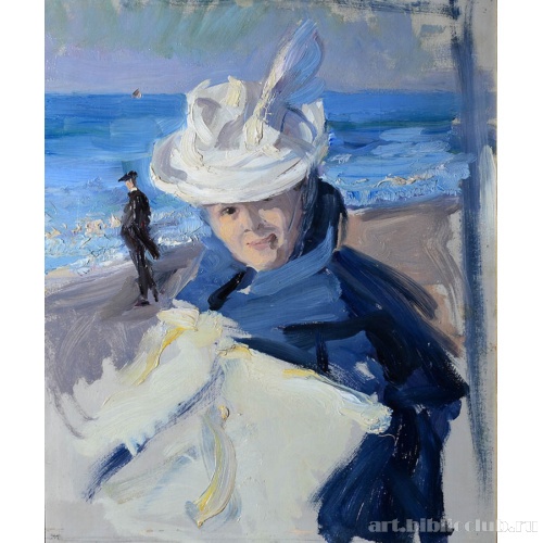 Т. С. Любятович в Дьеппе