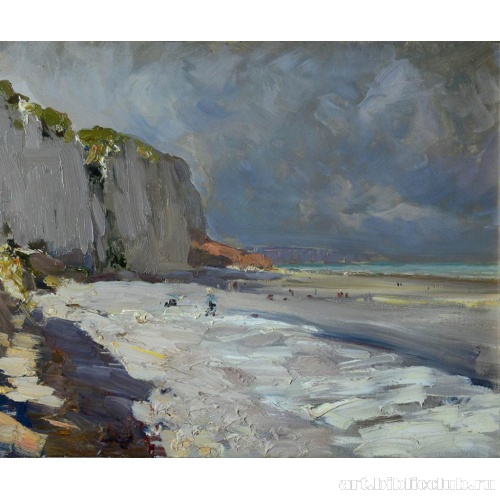 Морской берег в Дьеппе