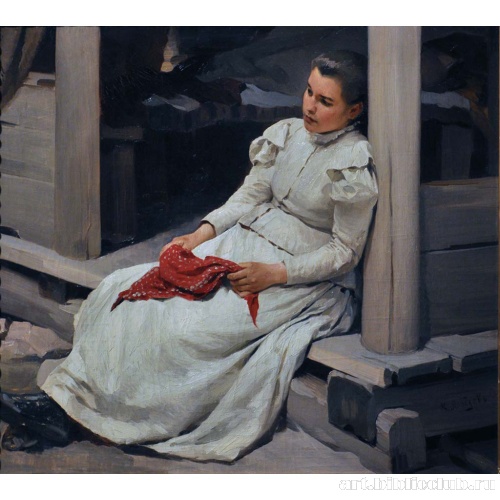 Женщина в белом