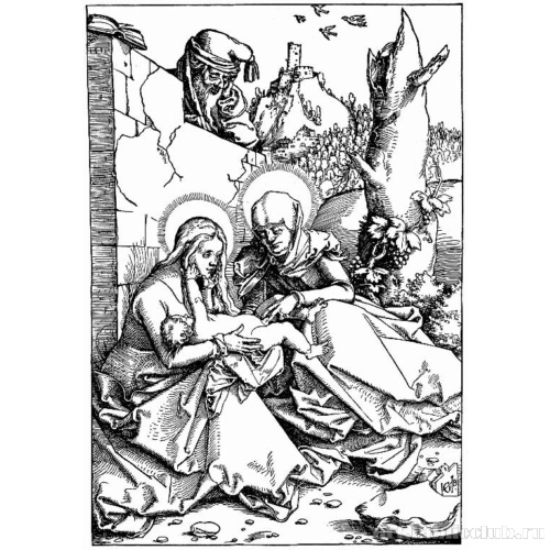 Святая Анна, Мария с младенцем Христом и святой Иосиф в пейзаже