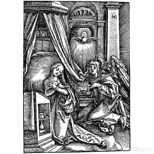 Архангел Гавриил возвещает Марии о рождении Христа