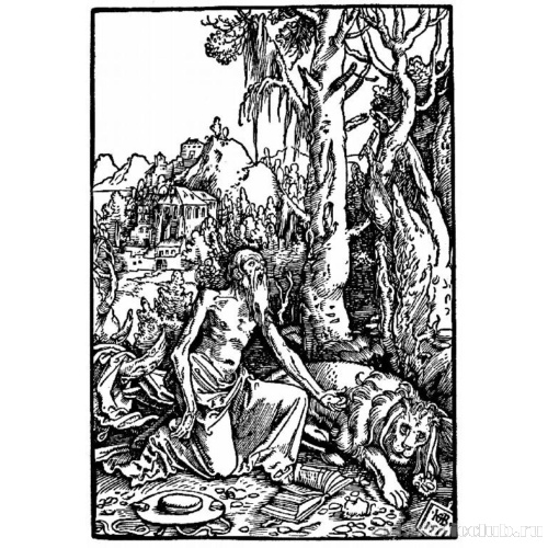 Кающийся Святой Иероним в лесной чаще