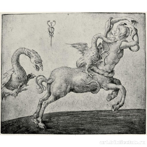 Кентавр, преследуемый драконом