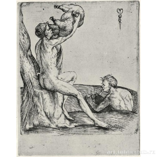 Сатир с бурдюком