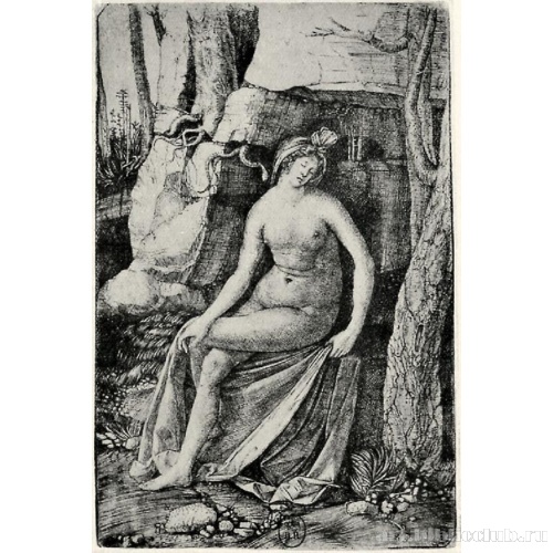 Спящая женщина и змея