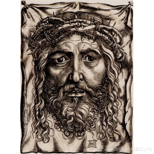 Голова Христа в терновом венце [Плат святой Вероники]